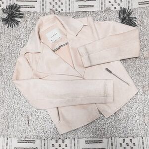 Anthropologie | XS | Blush Moto Jacket
